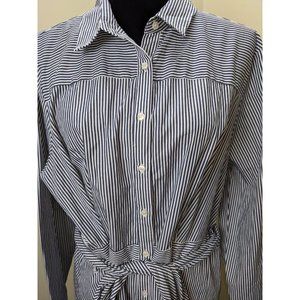 J. Crew Classic-Fit Crisp Cotton Poplin Shirtdress size 18/20 NWT